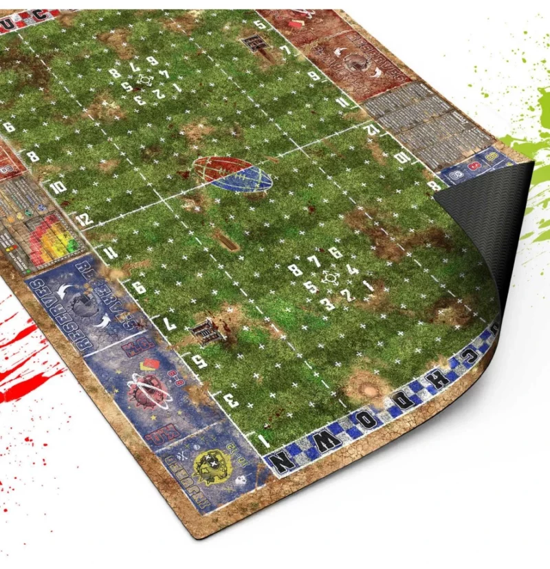 Green Stuff World Fantasy Football Mat 44x60 - Bloodgrass Pitch