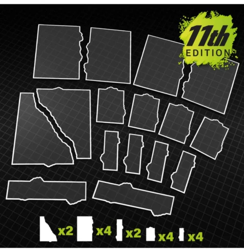 11th Edition Terrain Footprints (Pack)
