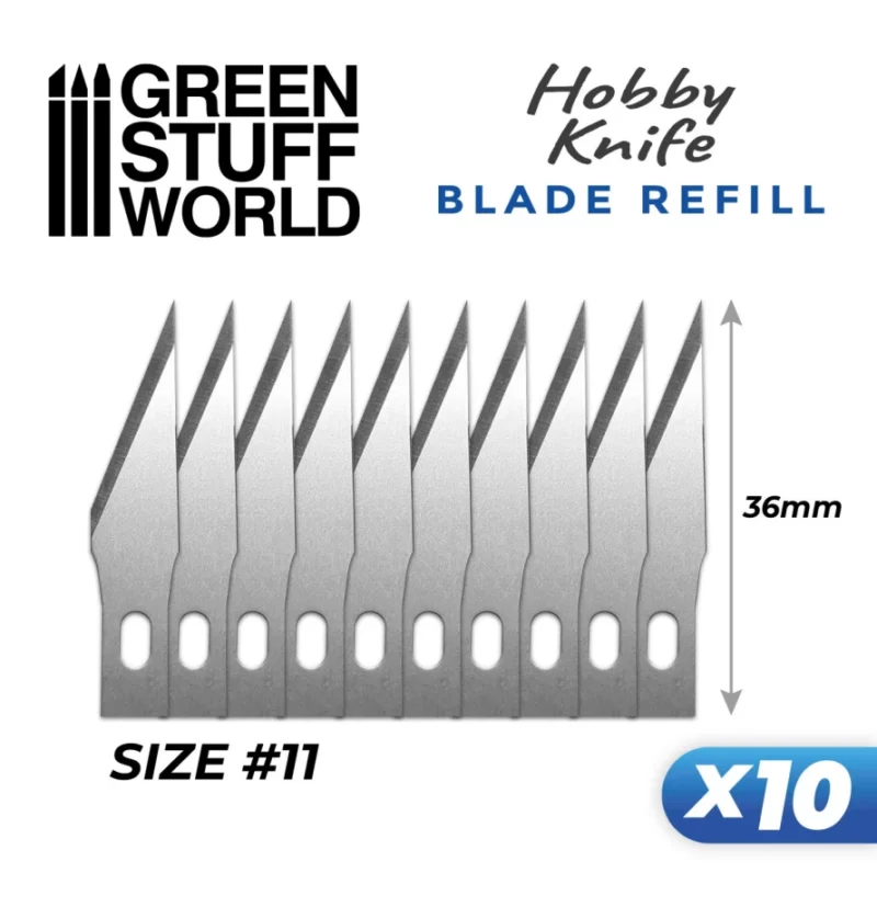 Green Stuff World Mini Hobby Cutter Refill Blades (10)