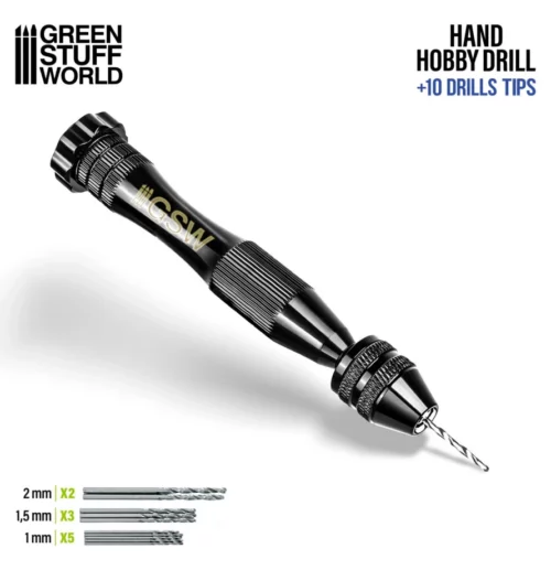Green Stuff World Hand Drill (+10bits)