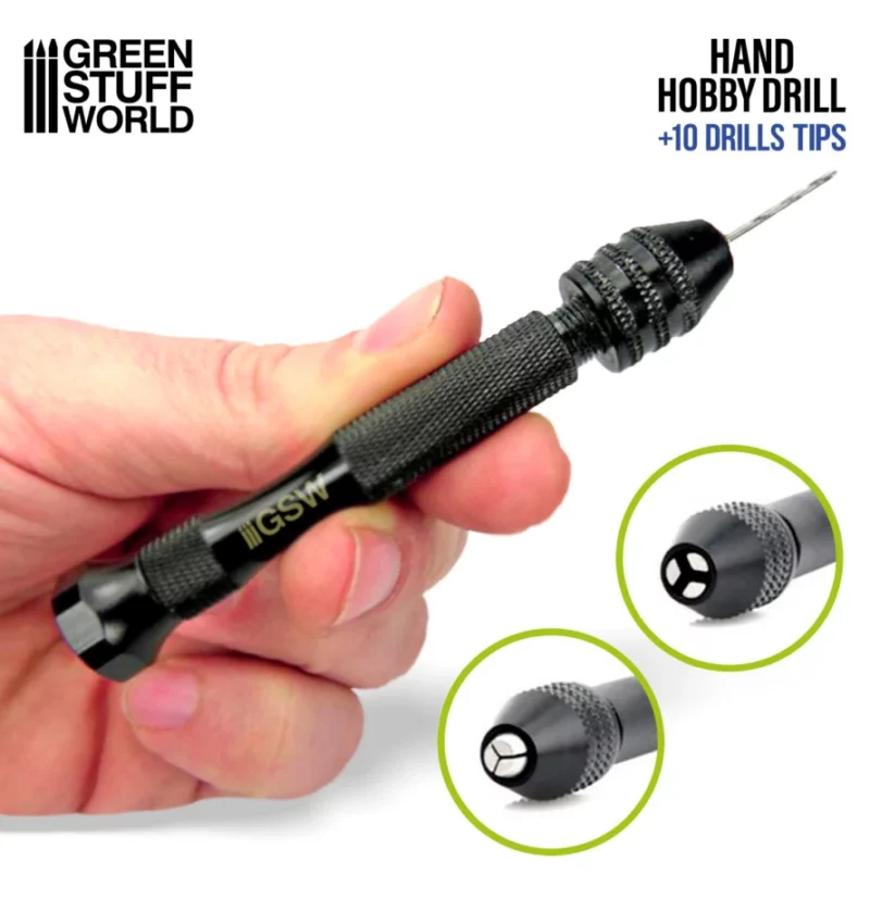 Green Stuff World Hand Drill (+10bits)