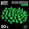 Green Stuff World glow in the dark Crystals (M) - Yellow Green