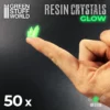 Green Stuff World glow in the dark Crystals (M) - Yellow Green
