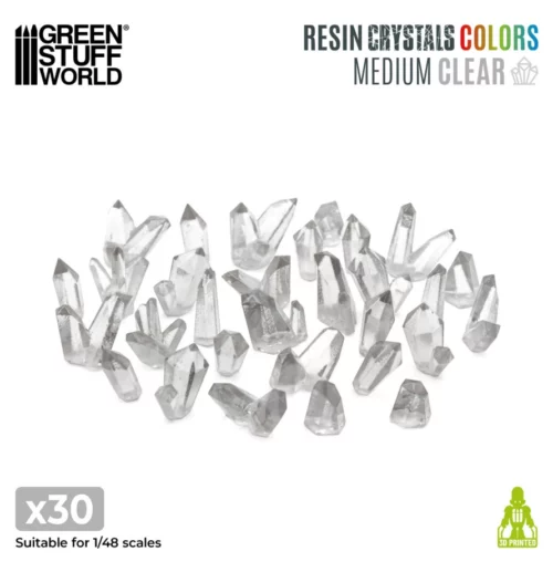 Green Stuff World Crystals (M) - Clear