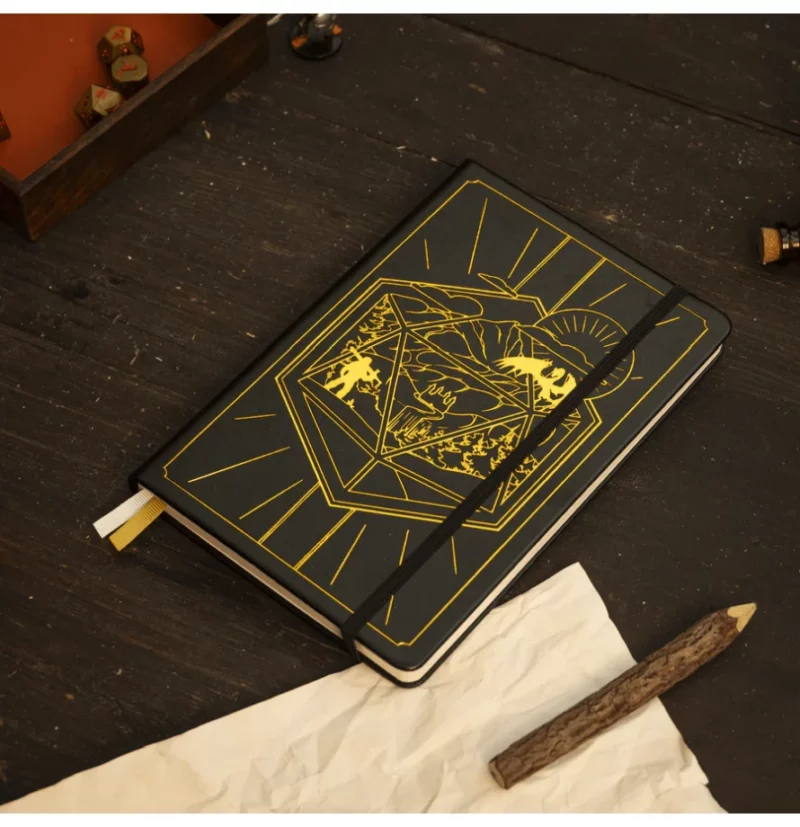 8720726467568-1 GlassStaff DnD 5e Player Journal - Black