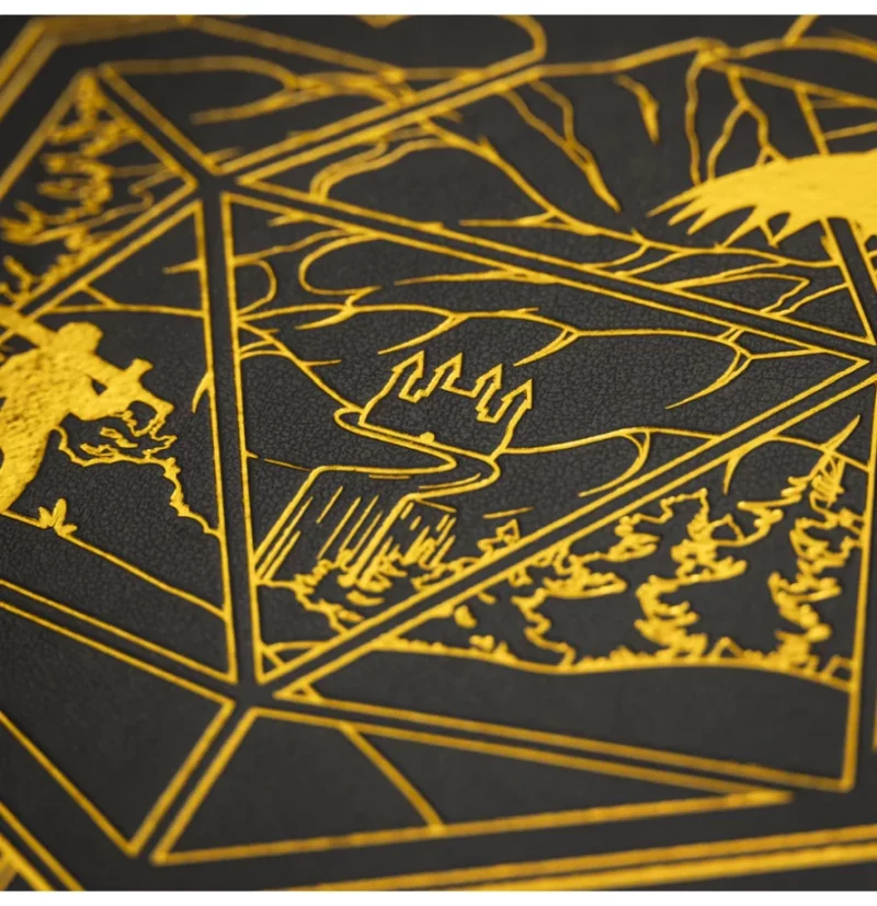 8720726467568-3 GlassStaff DnD 5e Player Journal - Black