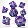8721008309613-1 CritStones Blue Bane Liquid Core RPG Dice Set