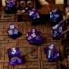 8721008309613-2 CritStones Blue Bane Liquid Core RPG Dice Set