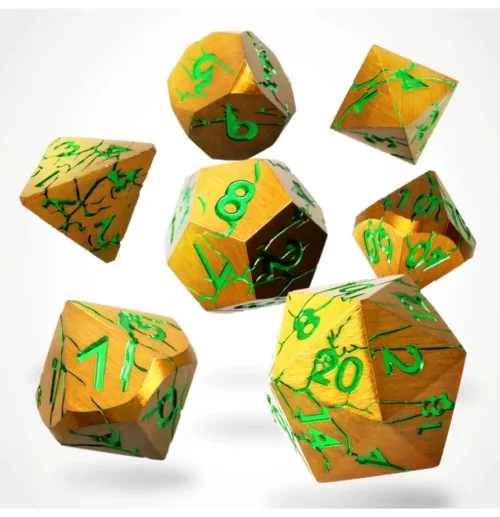 CritStones Gaze Metal RPG Dice Set