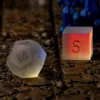 8721008309941-2 CritStones Prismatic Frost Glass RPG Dice Set