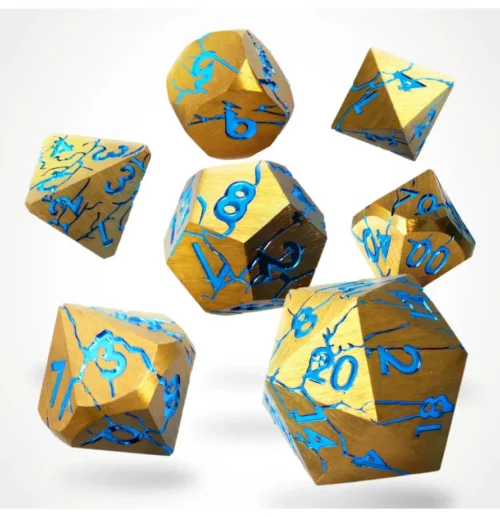 CritStones Sundered Spells Metal RPG Dice Set