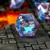 8721117600878-3 CritStones Pink Ice Liquid Core RPG Dice Set