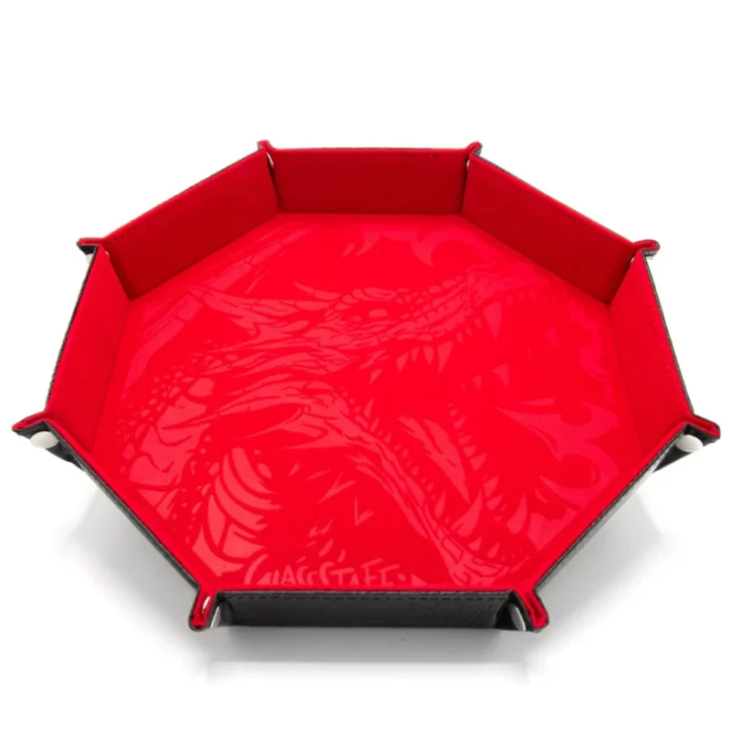 8721117602001-1 CritStones XL Foldable Dice Tray - Red