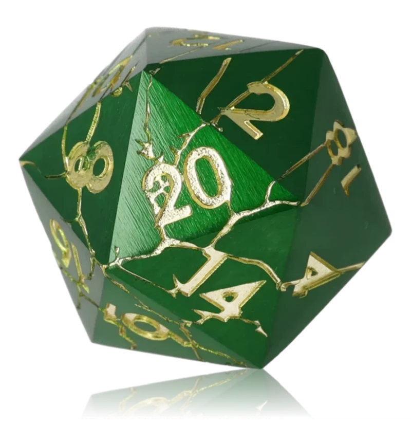 8721117602681-2 CritStones Wildlight Break Metal RPG Dice Set