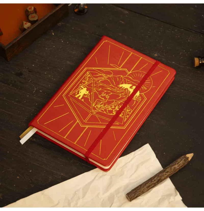 GlassStaff DnD 5e Player Journal - Red
