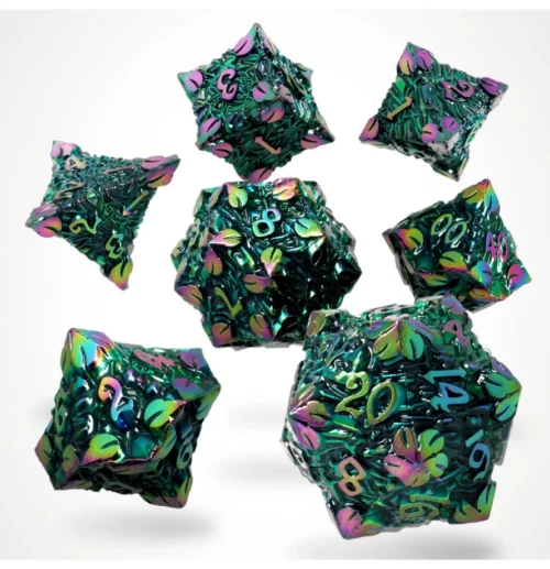 CritStones Wildgrove Relics Metal RPG Dice Set