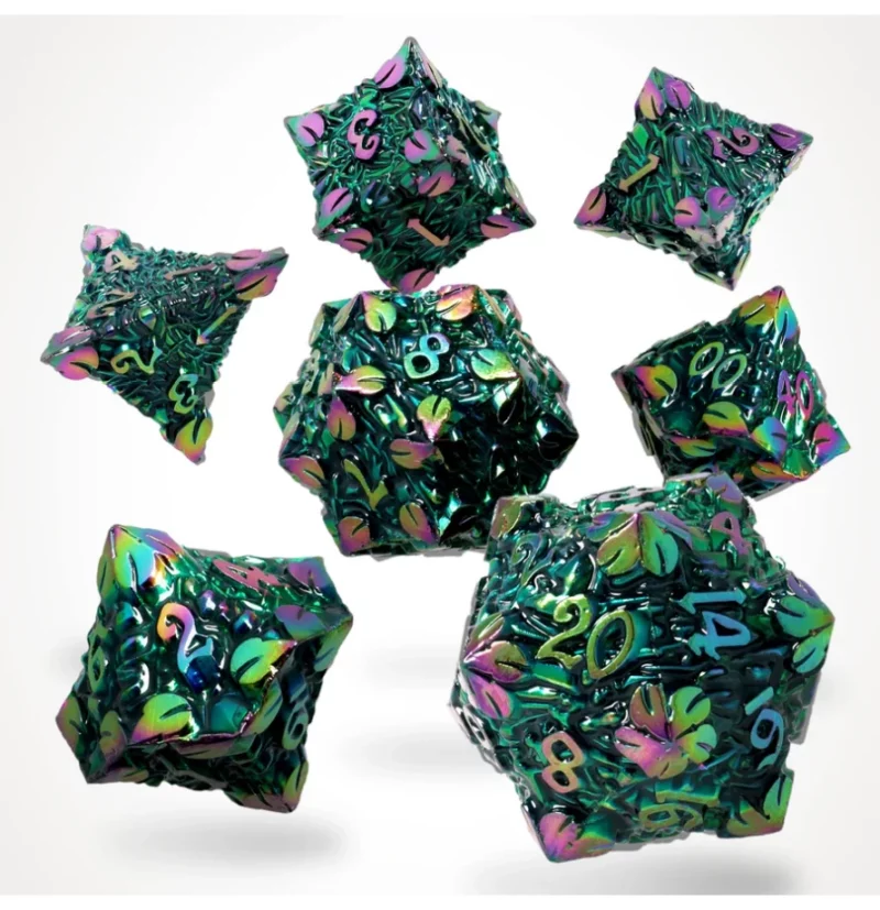 CritStones Wildgrove Relics Metal RPG Dice Set