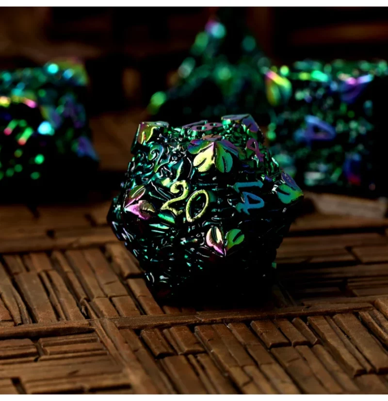 CritStones Wildgrove Relics Metal RPG Dice Set